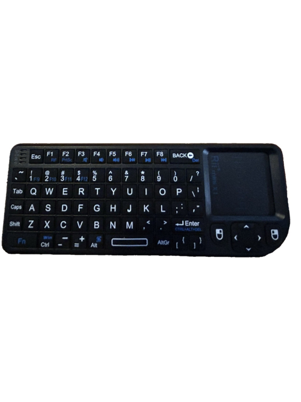 Riitek Mini Wireless Keyboard Model RT-MWK01 Black Lithium-ion Battery
